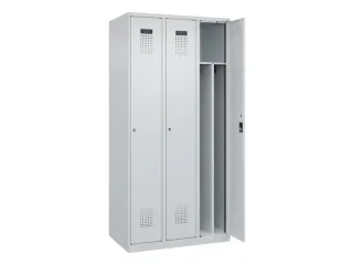 locker voor scheiding van kleding,HxBxD 1850x900x500mm,3vak - 1