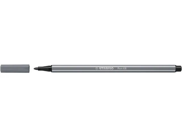 Feutre STABILO Pen 68/96 Medium gris foncé