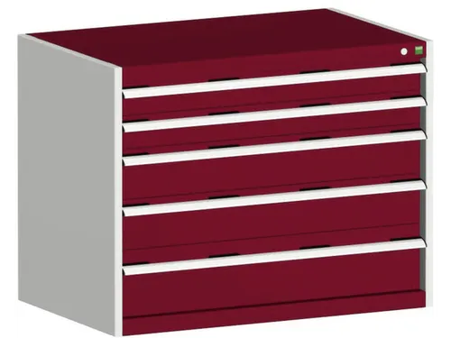 ladekast,HxBxD 800x1050x750mm,5lade(n),lade voor zware lasten