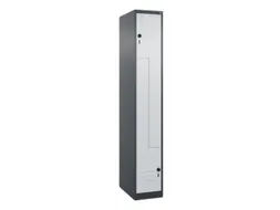 Z-garderobekast,HxBxD 1850x300x500mm,vak B 150/300mm,draaigrendel