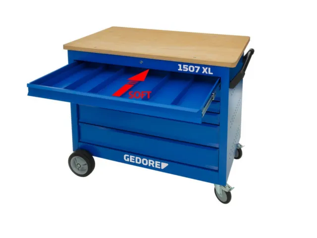 1507 XL-TS-308 Rollenwerkbank met assortiment