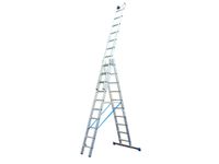 multifunctionele telescoopladder 3x10 sporten balk L 2 85-6 9m