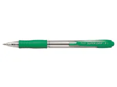 Balpen Pilot Super Grip F 0.7mm Fijne punt Groen