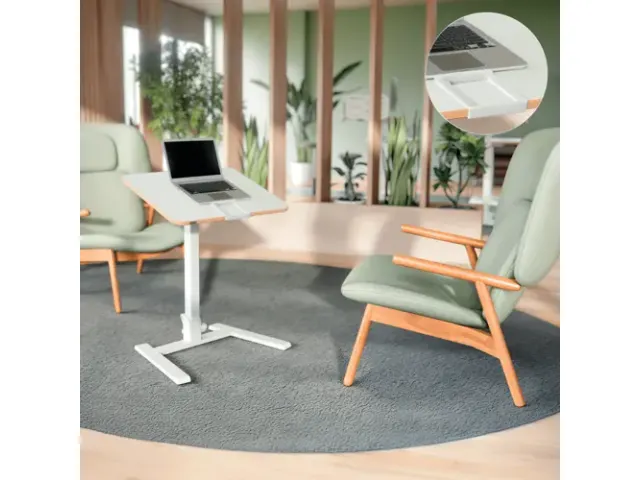 Zit-Sta bureau Leitz ergo compact inklapbaar 460x740x650mm wit