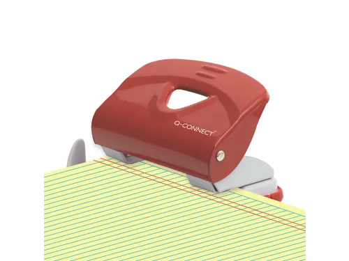 Q-CONNECT Medium Duty perforator Metaal 2-gaats 20 vel Rood