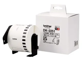 Etiket Brother DK-22251 62mm 15-meter zwart/rood - 11
