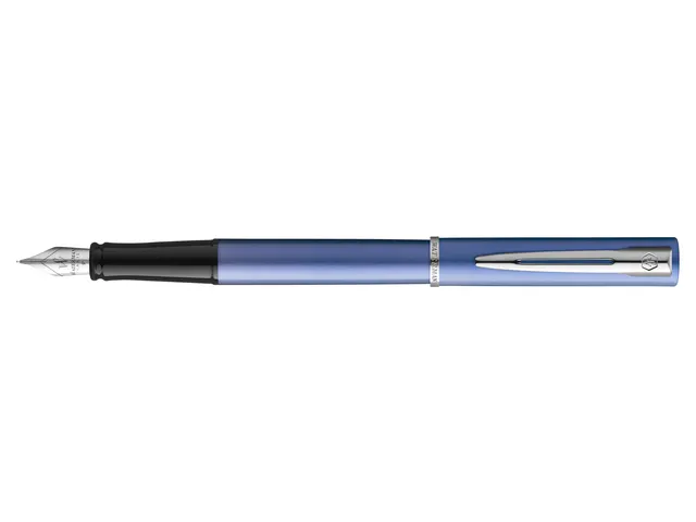 Stylo plume Waterman Allure blue lacquer CT Fin