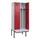 locker met bank,voor scheiding van kleding,HxBxD 2120x800x815mm,2vak