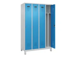 locker voor scheiding van kleding,HxBxD 1950x1200x500mm,4vak