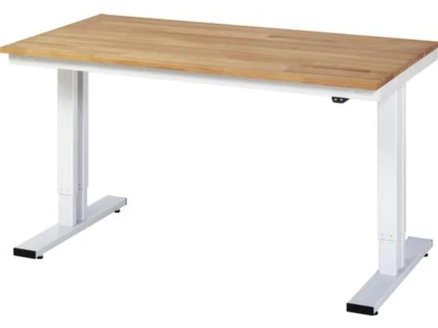Werkbank elektrisch hoogte verstelbaar 720-1120x1500x800mm beukblad