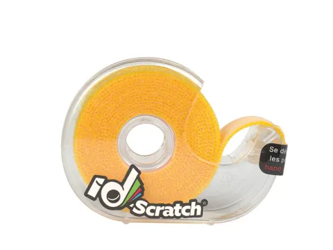 id-Scratch Klittenband Geel Rol 2m x 2cm