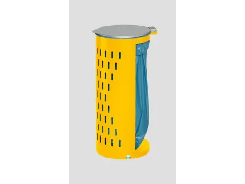 Afvalverzamelaar Opengewerkt 120 Liter 850x380x440mm Ral1023