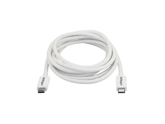2 Meter Thunderbolt 3 Kabel 20gbps Wit