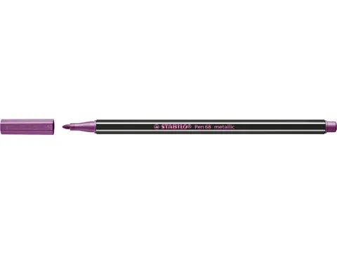 Viltstift STABILO Pen 68/856 medium metallic roze