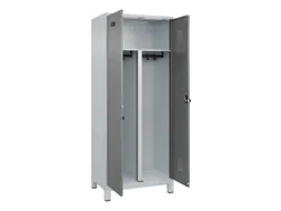 PBM-locker,HxBxD 1950x800x500mm,2vak,vak B 400mm,draaigrendel