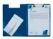 klembord A4 blauw met deksel en sterke klem