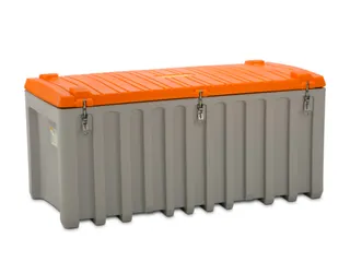 Opbergbox 750L H X B X D 800X 1700X 840Mm Grijs/oranje - 1