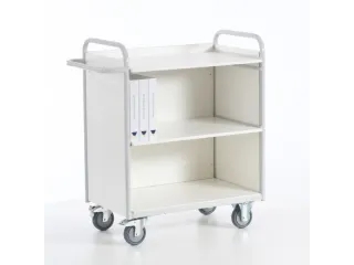 Dossierwagen 150kg 3 Etages H 1070mm 800x490mm Ral7035 - 14