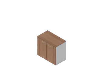 kantoorkast,HxBxD 730x800x450mm,1xhouten vloer,2ordnerhoogte - 1