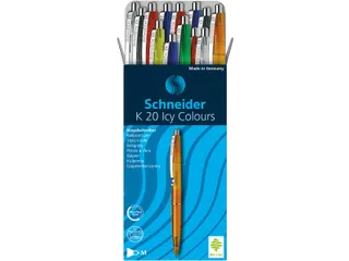 Balpen K20 Icy Colours Medium Assorti - 2