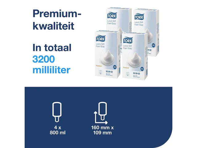 Tork 500902 Handzeep S3 Premium Luxury 800ml