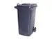 poubelle,240l,HxlxP 1075x580x730mm,couvercle gris,corps PE gris,2roues