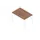 In hoogte verstelbaar bureau,HxBxD 680-760x1200x800mm