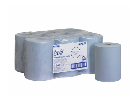 Scott 6658 Slimrol Handdoekrol 1-Laags Airflex Blauw