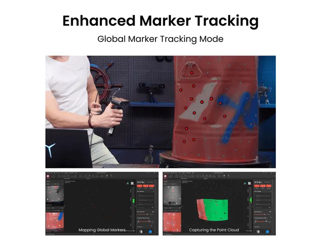 Revopoint Pop 3 Advanced Edition draagbare 3D-scanner met kleurenscans