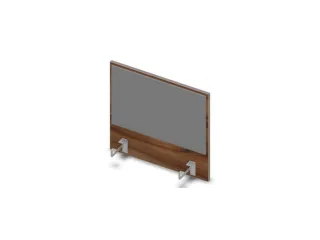 opzetpaneel bureau aanbouw zijkant NP-tiepolo nut BN8078-grijs 600mm - 1