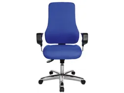 Draaistoel Koninklijk Blauw H X B X D 450-570X 500X 460Mm Incl. Armleu