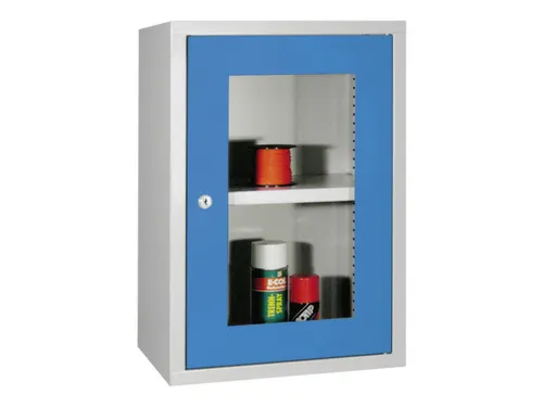 Hangkast 600x400x300mm Achterwand Glad Ral 7035 Front Ral 5012