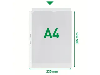 Showtas Leitz 4720 A4 4-gaats 0.13mm PP mat - 8