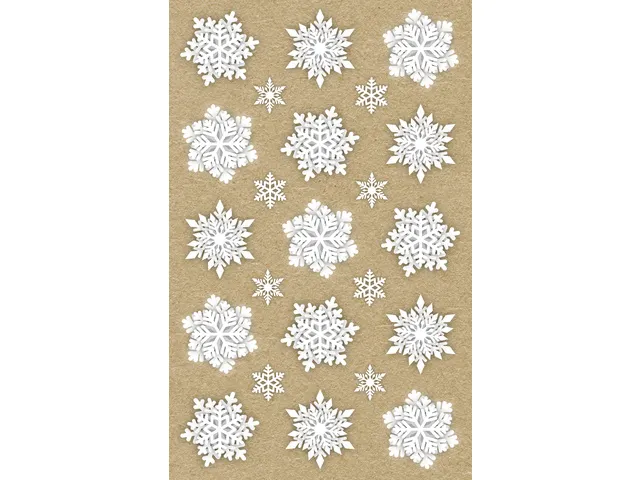 Étiquette Z-design De noël étoiles - 2 feuilles