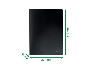 Recycle showalbum, ft A4, 20 hoezen, zwart - 9