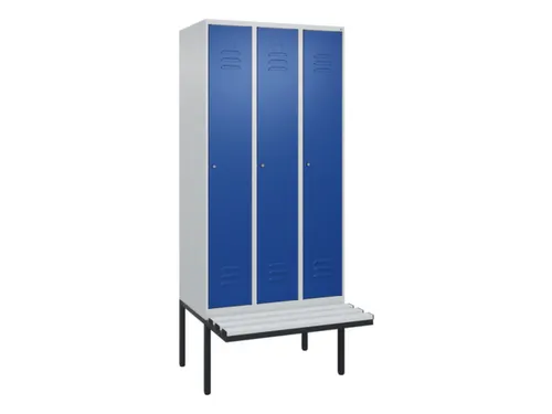 locker voor scheiding van kleding,HxBxD 2120x900x815mm,3vak