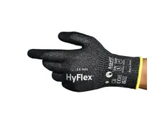 Ansell Hyflex 11-543 snijbestendige handschoenen, zwart, maat 10, per