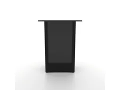 Behuizing digitale counter Futuro voor 32 inch scherm Zwart