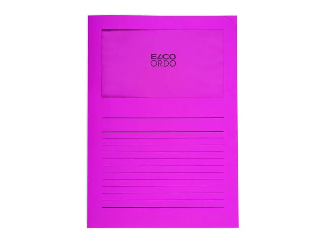 Map Elco Ordo Classico mvenst A4 120gr 220x310mm fuchsia 100st verp100