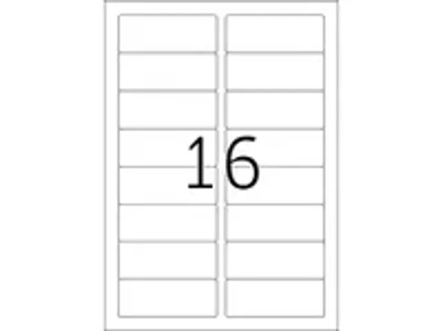 OUTLET HERMA 4479 Premium Adresetiketten A4 88,9x33,8mm Wit 1600 stuks