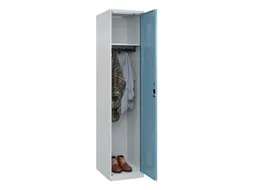 locker,HxBxD 1850x400x500mm,1vak,vak B 400mm,cil.-slot,staand op vloer
