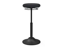 Zit-sta kruk Euroseats Mango zwart