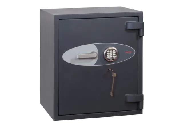 kluis,HxBxD 680x580x545mm,1niveaus,romp RAL7024,front RAL7024