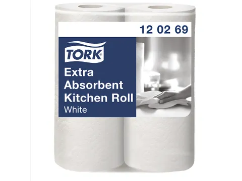 Tork 120269 Extra Absorberende Keukenrol Premium 2-laags 2 rollen