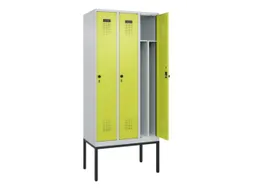 locker voor scheiding van kleding,HxBxD 2120x900x500mm,3vak