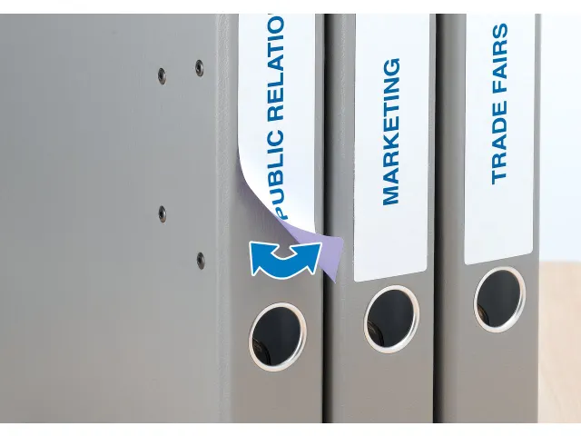 HERMA 10155 Rugetiket smal 192x38mm Verwijderbaar Wit 175 stuks