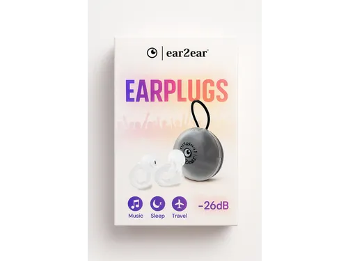 Earplug ear2ear 26dB transparant