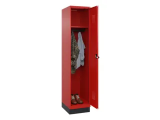 locker,HxBxD 1950x400x500mm,1vak,vak B 400mm,draaigrendel,sokkel - 1