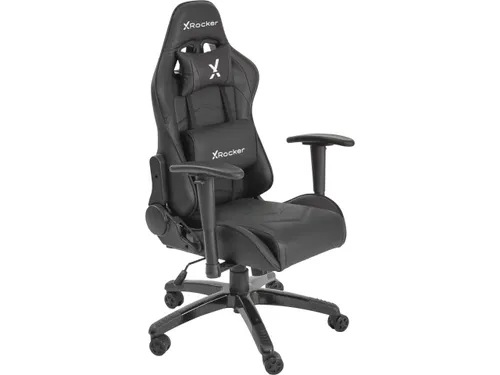 Xrocker Agility Gaming stoel zwart 2023027 tiener PU leer 100kg