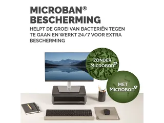 Muismat met polssteun Fellowes Breyta XL zand 21x28cm - 12
